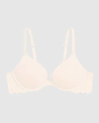 Push Up Bra with Lace Wing Ivory Dawn