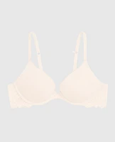 Push Up Bra with Lace Wing Ivory Dawn