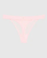 High Leg Medium Rise Thong Panty