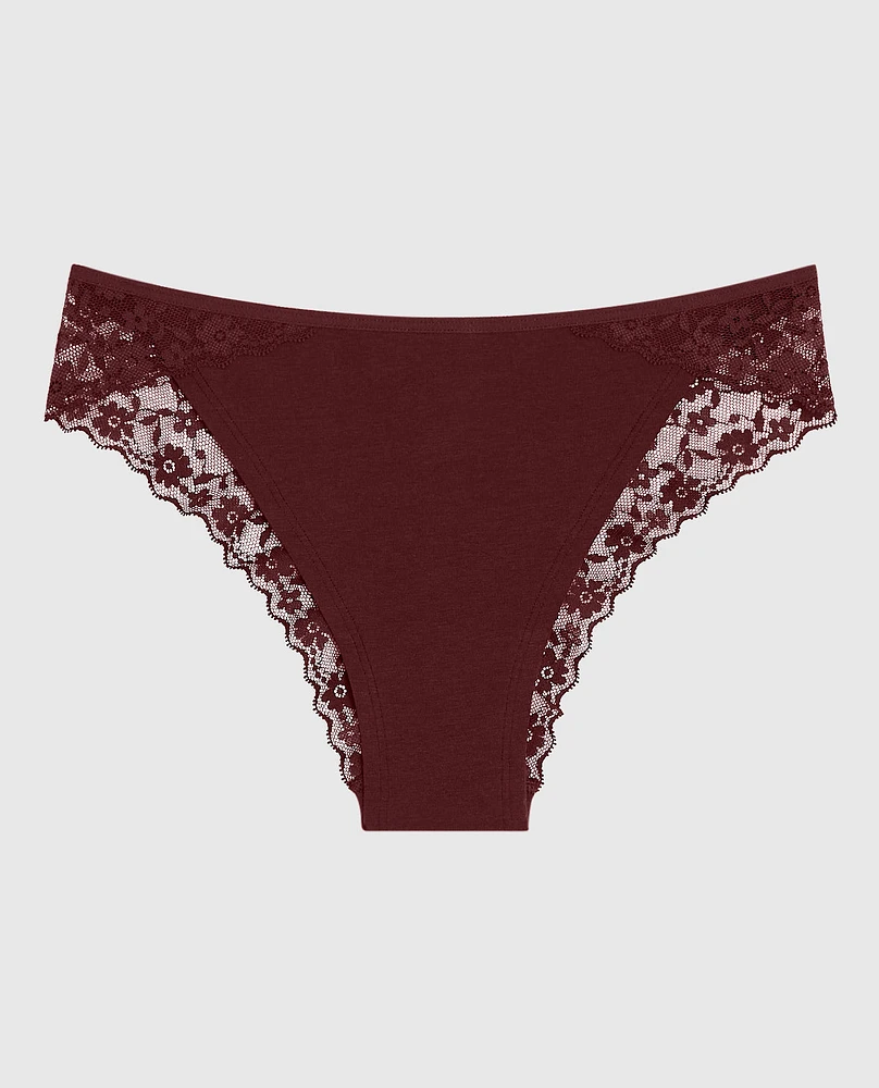 Cheeky Panty with Lace Trim