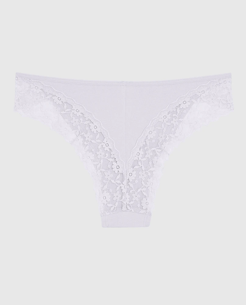 Cheeky Panty with Lace Lavender Cake