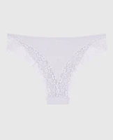 Cheeky Panty with Lace Lavender Cake