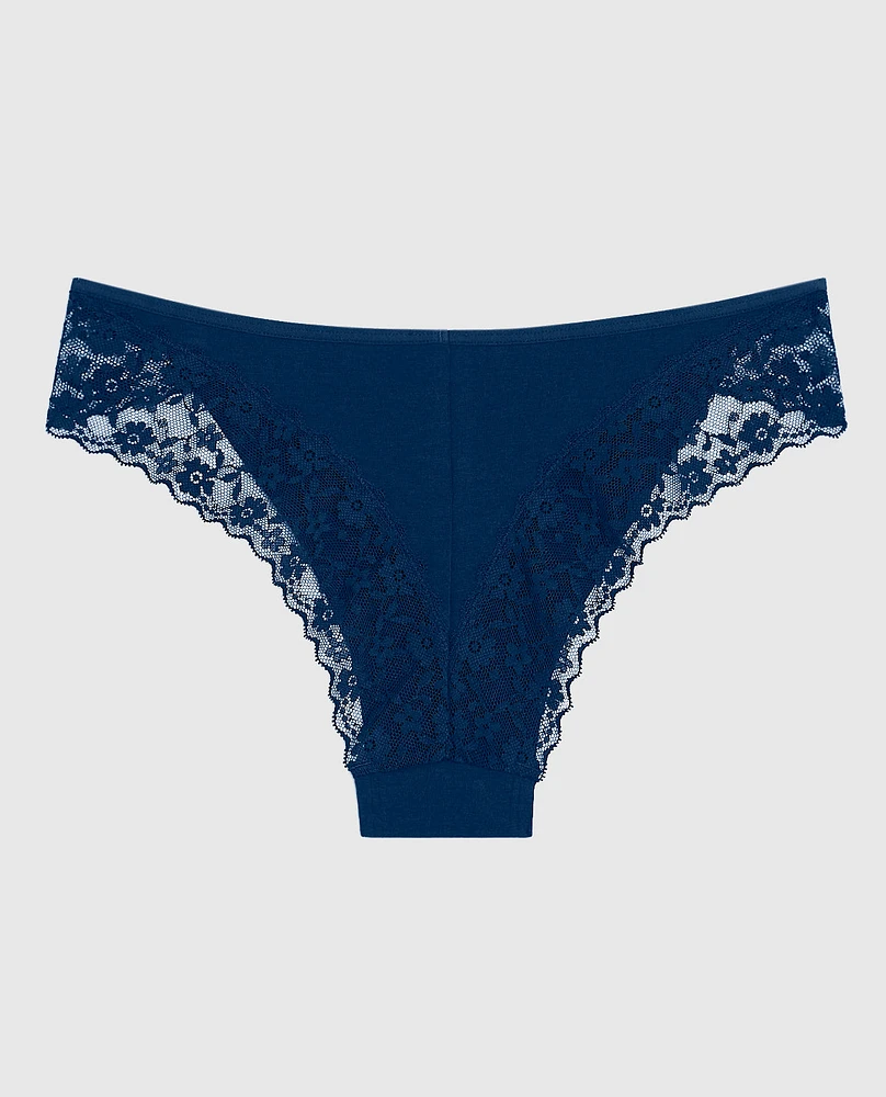 Cheeky Panty with Lace Trim Ocean Cavern