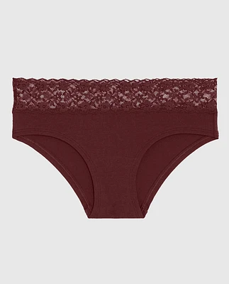 Hipster Panty with Lace Trim