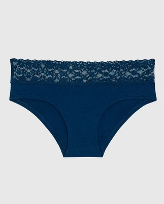 Hipster Panty with Lace Ocean Cavern