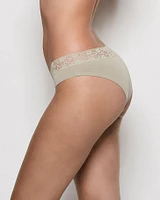 Hipster Panty with Lace Stone Grey