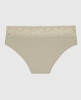 Hipster Panty with Lace Stone Grey