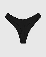 Tanga à jambe échancrée en modal ultra doux