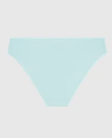 Ultrasoft V-Waist Ribbed Bikini Panty Vista Blue