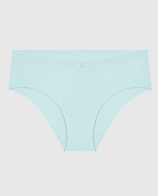 Ultrasoft V-Waist Ribbed Hipster Panty Vista Blue