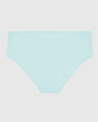 Ultrasoft V-Waist Ribbed Hipster Panty Vista Blue