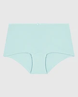 Ultrasoft V-Waist Ribbed Boyshort Panty Vista Blue