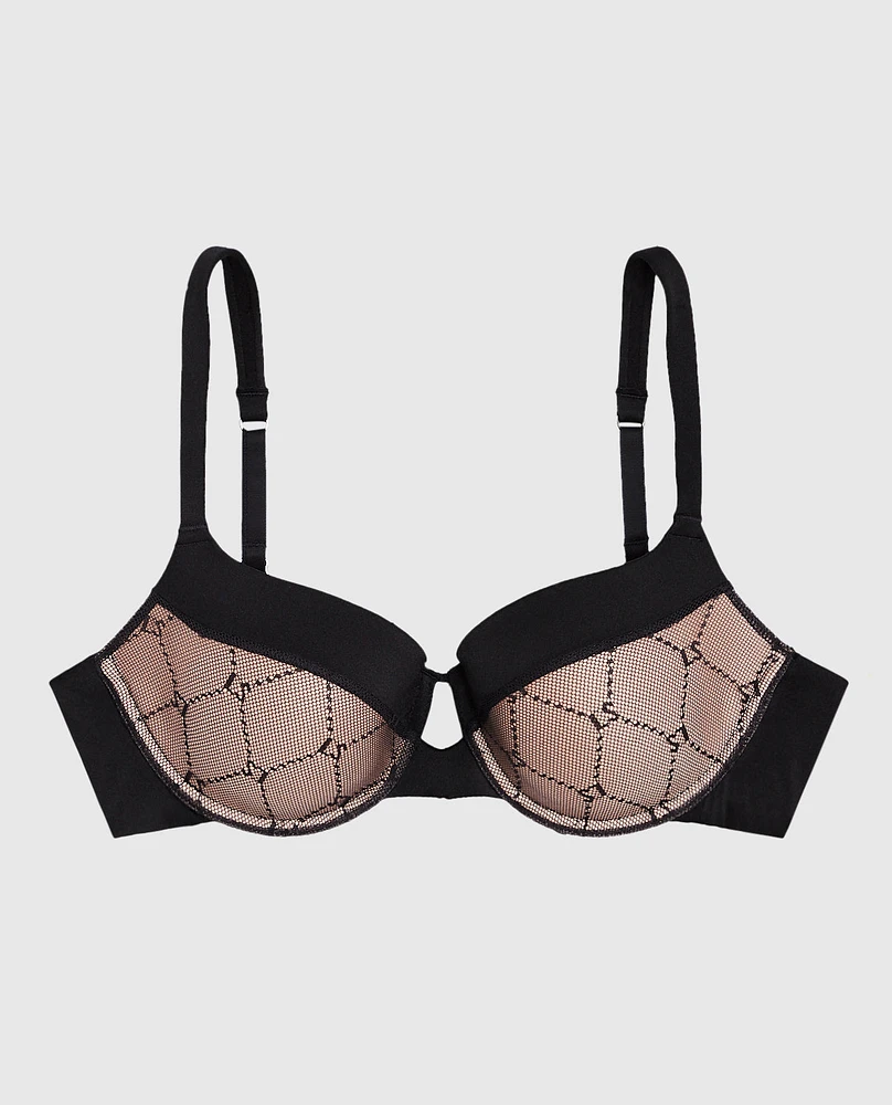 Doux soutien-gorge balconnet légèrement doublé