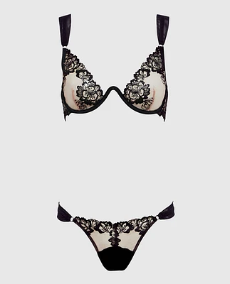 Unlined Lace Demi Bra