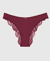 Lace High Leg Cheeky Panty