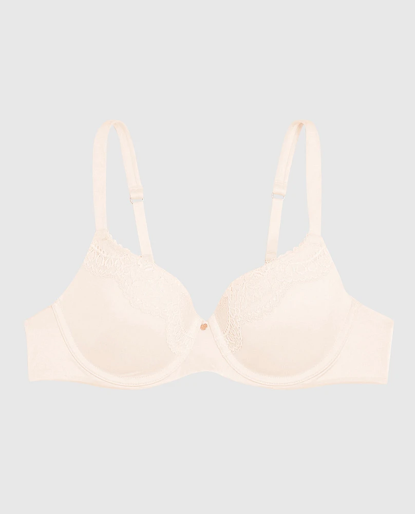 Lightly Lined Full Coverage Bra Ivory Dawn