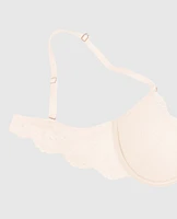 Soutien-gorge pigeonnant +2 tailles de bonnet tout en dentelle