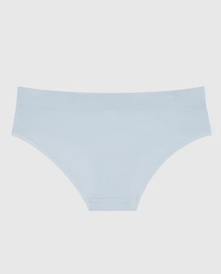 Culotte taille basse lisse et confortable bleu de méthylène