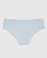 Culotte taille basse lisse et confortable bleu de méthylène