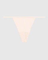 Ribbed G-String Panty Ivory Dawn