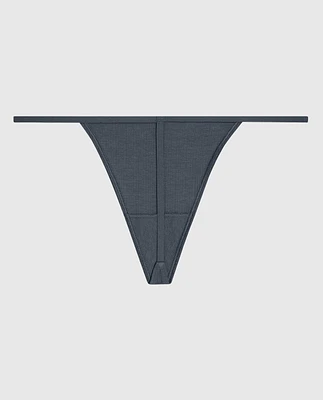 Ribbed G-String Panty Stormy Weather