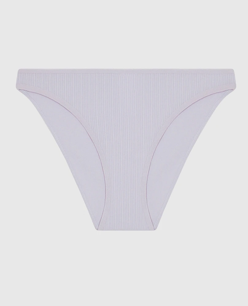 Ribbed Bikini Panty Lavender Cake