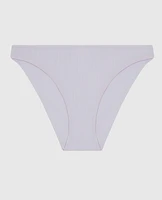 Ribbed Bikini Panty Lavender Cake