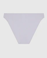 Ribbed Bikini Panty Lavender Cake