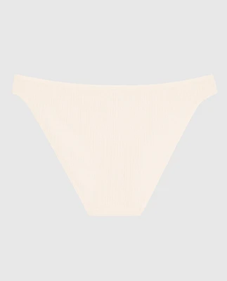 Ribbed Bikini Panty Ivory Dawn