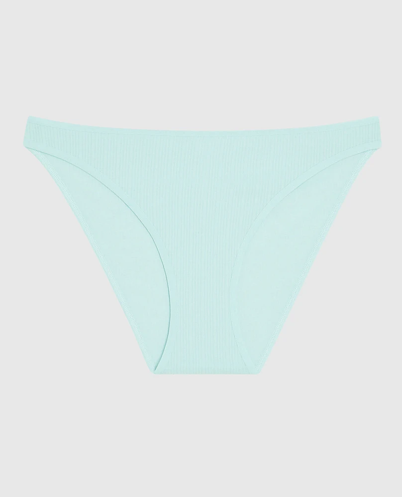 Ribbed Bikini Panty Vista Blue