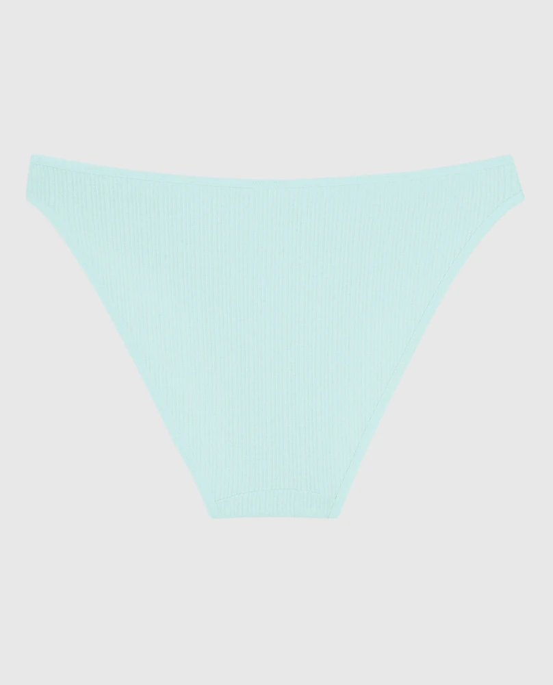 Ribbed Bikini Panty Vista Blue