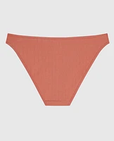 Ribbed Bikini Panty Rosy Blush