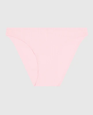 Ribbed Bikini Panty Pink-A-Boo