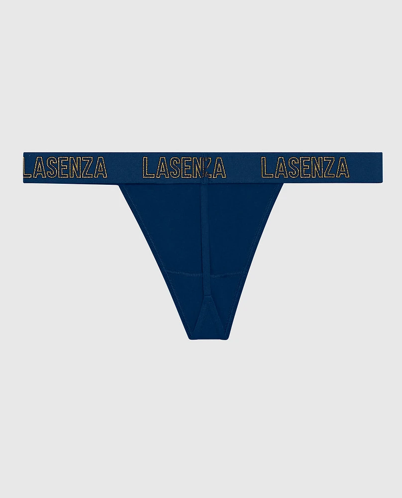 G-String Panty with Logo Band