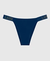 Cheeky Panty with Logo Band Ocean Cavern