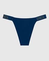 Cheeky Panty with Logo Band Ocean Cavern