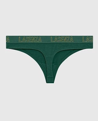 Tanga avec bande à logo