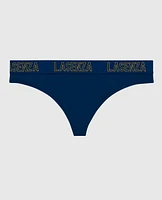 Thong Panty with Logo Band Ocean Cavern