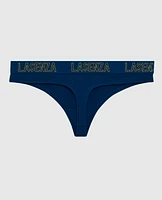 Thong Panty with Logo Band Ocean Cavern