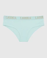 Hipster Panty with Logo Band Vista Blue