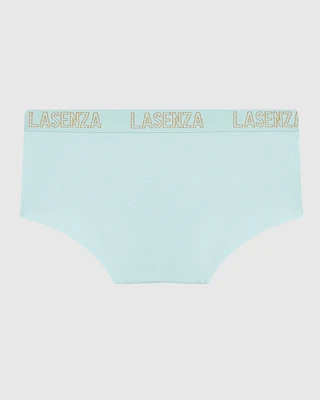 Boyshort Panty with Logo Band Vista Blue