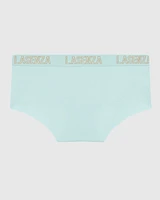 Boyshort Panty with Logo Band Vista Blue