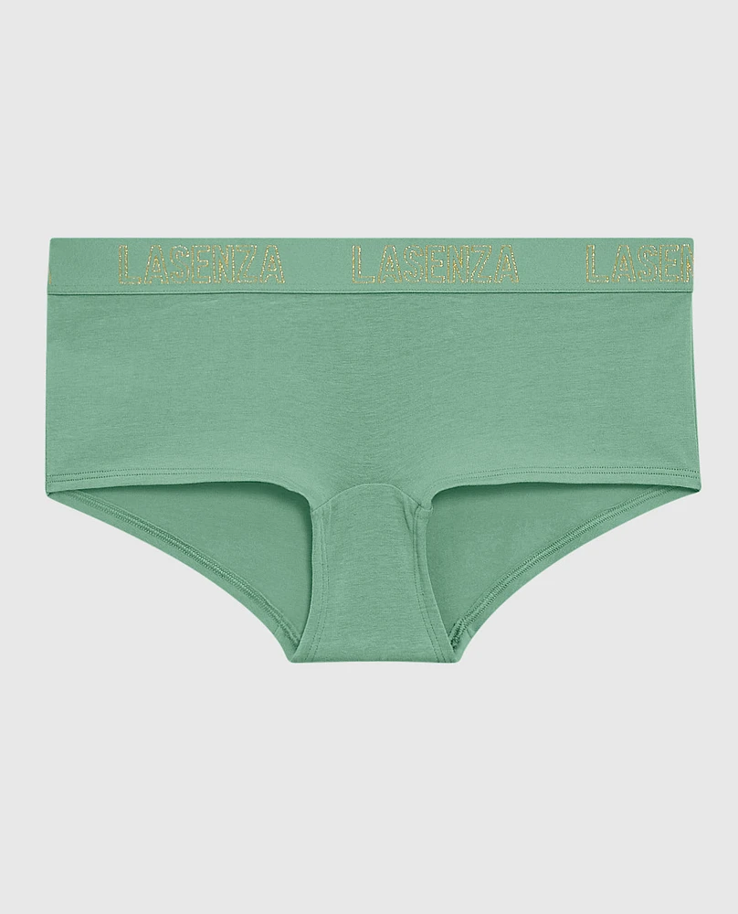 Boyshort Panty with Logo Band