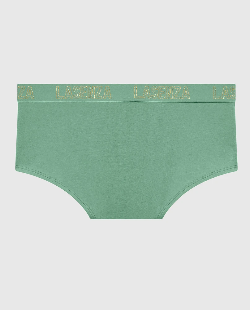 Boyshort Panty with Logo Band