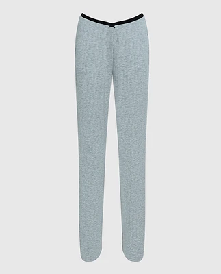 Ribbed Pajama Pant with V-Waist