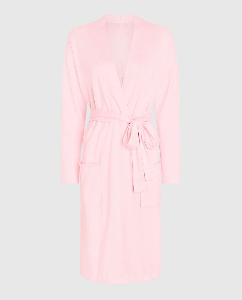 Jersey Robe Pink-A-Boo