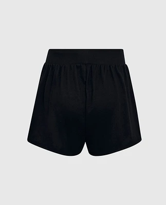 Boxer Short with Logo Smoulder Black