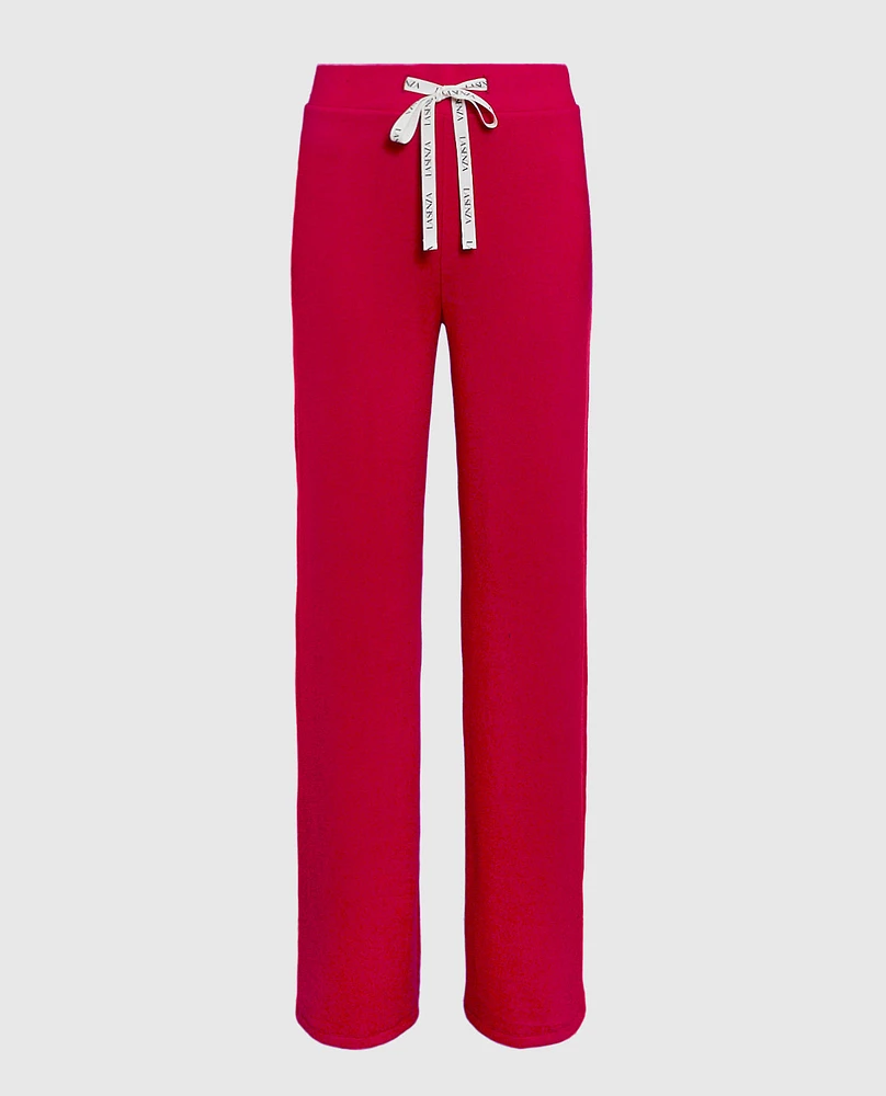 Pajama Pant with Logo Drawstring Cosmo Red