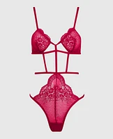 Barely there Bodysuit Cosmo Red