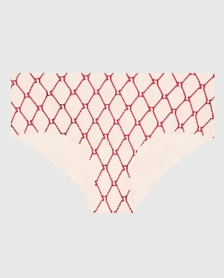 No Show Cheeky Panty Foiled LaSenza Fishnet